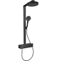 Душова система з термостатом HANSGROHE RAINFINITY 28742670, чорний матовий