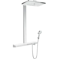 Душова система з термостатом HANSGROHE RAINMAKER SELECT 27029400, хром з білим