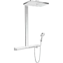 Душова система з термостатом HANSGROHE RAINMAKER SELECT 27029400, хром з білим