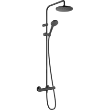 Душова система з термостатом HANSGROHE VERNIS BLEND 26089670, чорний матовий
