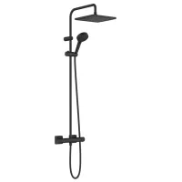 Душова система з термостатом HANSGROHE VERNIS BLEND 26429670, чорний матовий