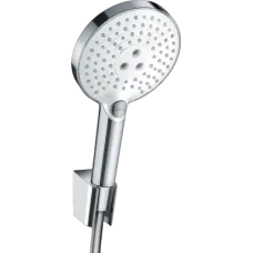 Душовий набір із душовим шлангом HANSGROHE RAINDANCE SELECT 26701400, хром з білим