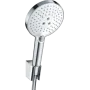 Душовий набір із душовим шлангом HANSGROHE RAINDANCE SELECT 26701400, хром з білим