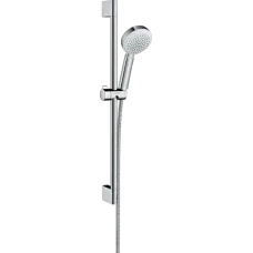 Душовий набір із душовою штангою HANSGROHE CROMETTA 26655400, хром з білим