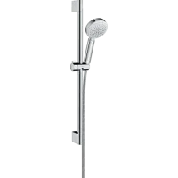 Душовий набір із душовою штангою HANSGROHE CROMETTA 26654400, хром з білим