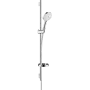 Душовий набір із душовою штангою та мильницею HANSGROHE RAINDANCE SELECT 26633400, хром з білим