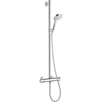 Душовий набір із термостатом HANSGROHE CROMA SELECT 27247400, хром з білим