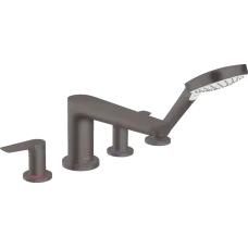 Змішувач для ванни на 4 отвори HANSGROHE TALIS E 71748340, чорний матовий хром