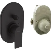 Змішувач прихованого монтажу HANSGROHE VERNIS BLEND 71472670, чорний матовий