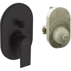 Змішувач прихованого монтажу HANSGROHE VERNIS BLEND 71472670, чорний матовий