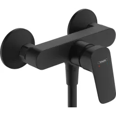 Змішувач для душу з 2 швидкостями потоку HANSGROHE LOGIS 71601670, чорний матовий