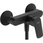 Змішувач для душу з 2 швидкостями потоку HANSGROHE LOGIS 71601670, чорний матовий