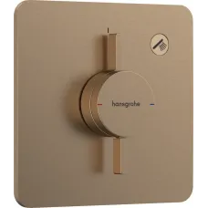 Змішувач для душу прихованого монтажу HANSGROHE DUOTURN Q 75614140, бронза сатин