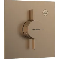 Змішувач для душу прихованого монтажу HANSGROHE DUOTURN E 75617140, бронза сатин