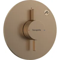 Змішувач для душу прихованого монтажу HANSGROHE DUOTURN S 75618140, бронза сатин
