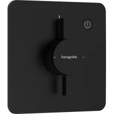 Змішувач для душу прихованого монтажу HANSGROHE DUOTURN Q 75614670, чорний матовий