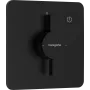 Змішувач для душу прихованого монтажу HANSGROHE DUOTURN Q 75614670, чорний матовий