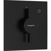 Змішувач для душу прихованого монтажу HANSGROHE DUOTURN E 75617670, чорний матовий