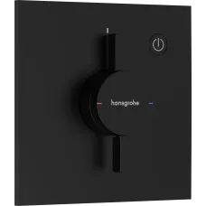 Змішувач для душу прихованого монтажу HANSGROHE DUOTURN E 75617670, чорний матовий