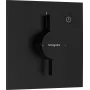Змішувач для душу прихованого монтажу HANSGROHE DUOTURN E 75617670, чорний матовий
