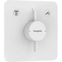 Змішувач для душу прихованого монтажу HANSGROHE DUOTURN Q 75414700, білий матовий