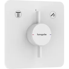Змішувач для душу прихованого монтажу HANSGROHE DUOTURN Q 75414700, білий матовий