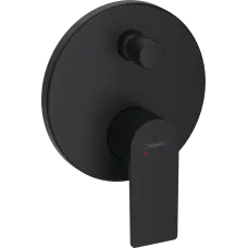 Змішувач для душу прихованого монтажу HANSGROHE REBRIS E 72469670, чорний матовий