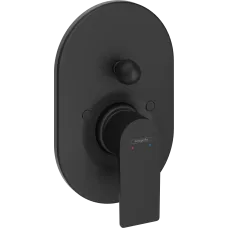 Змішувач для душу прихованого монтажу HANSGROHE REBRIS E 72459670, чорний матовий