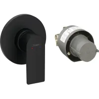 Змішувач для душу прихованого монтажу HANSGROHE REBRIS E 72658670, чорний матовий