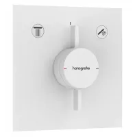 Змішувач для душу прихованого монтажу HANSGROHE DUOTURN E 75417700, білий матовий