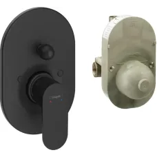 Змішувач для душу прихованого монтажу HANSGROHE REBRIS S 72448670, чорний матовий
