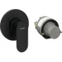 Змішувач для душу прихованого монтажу HANSGROHE REBRIS S 72648670, чорний матовий