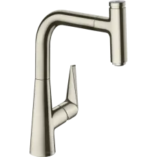 Змішувач для кухонної мийки HANSGROHE TALIS SELECT S 72822800, нержавіюча сталь
