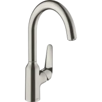 Змішувач для кухонної мийки HANSGROHE FOCUS M42 71802800, нержавіюча сталь