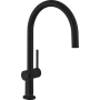 Змішувач для кухонної мийки HANSGROHE TALIS M54 72843670, чорний матовий