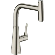 Змішувач для кухонної мийки HANSGROHE METRIS SELECT 14857800, нержавіюча сталь