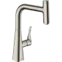 Змішувач для кухонної мийки HANSGROHE METRIS SELECT 14857800, нержавіюча сталь