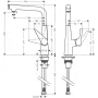 Змішувач для кухонної мийки HANSGROHE TALIS SELECT M51 72825000