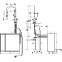 Змішувач для кухонної мийки HANSGROHE AQITTURA M91 76836800, нержавіюча сталь