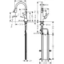 Змішувач для кухонної мийки HANSGROHE TALIS M51 73851000