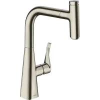 Змішувач для кухонної мийки HANSGROHE METRIS SELECT M71 73802800, нержавіюча сталь