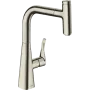 Змішувач для кухонної мийки HANSGROHE METRIS SELECT M71 73802800, нержавіюча сталь