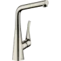Змішувач для кухонної мийки HANSGROHE METRIS M71 73812800, нержавіюча сталь