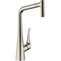 Змішувач для кухонної мийки HANSGROHE METRIS M71 73801800, нержавіюча сталь