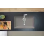 Змішувач для кухонної мийки HANSGROHE METRIS M71 73801800, нержавіюча сталь