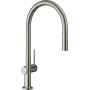 Змішувач для кухонної мийки з висувним душем HANSGROHE TALIS M54 72802800, нержавіюча сталь