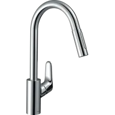 Змішувач для кухонної мийки з висувним душем HANSGROHE FOCUS M41 31833000