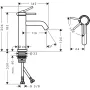 Змішувач для раковини HANSGROHE TECTURIS S 73312000
