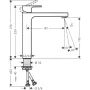Змішувач для раковини HANSGROHE VERNIS SHAPE 71591000
