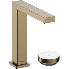 Змішувач для раковини з донним клапаном HANSGROHE TECTURIS E 73053140, бронза сатин